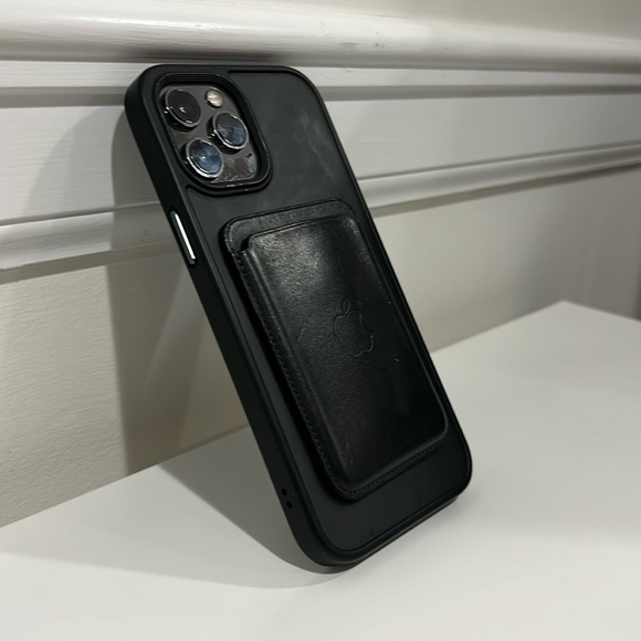 Leather apple wallet MagSafe new - Picture 1 of 3